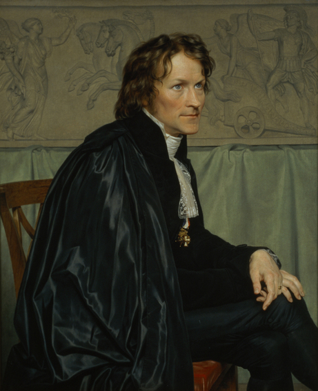 C.W. Eckersberg (1783-1853): Portræt af Bertel Thorvaldsen