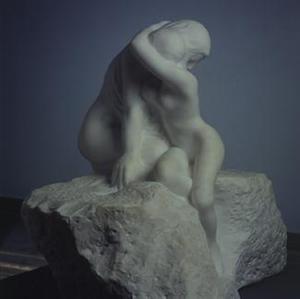 Auguste Rodin (1840-1917): Den gode genius. Ca. 1900