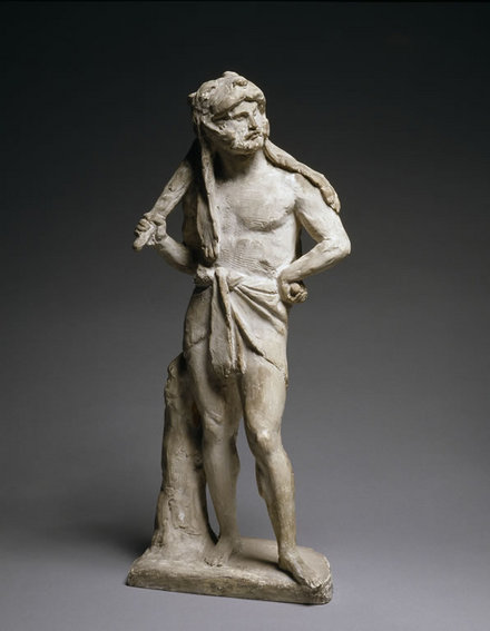 Herkules skulpturskitse, gipsaftstøbning, A 16