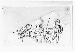 Skitsetegning til Amors pile smedes i smedeguden Vulkans værksted, C112